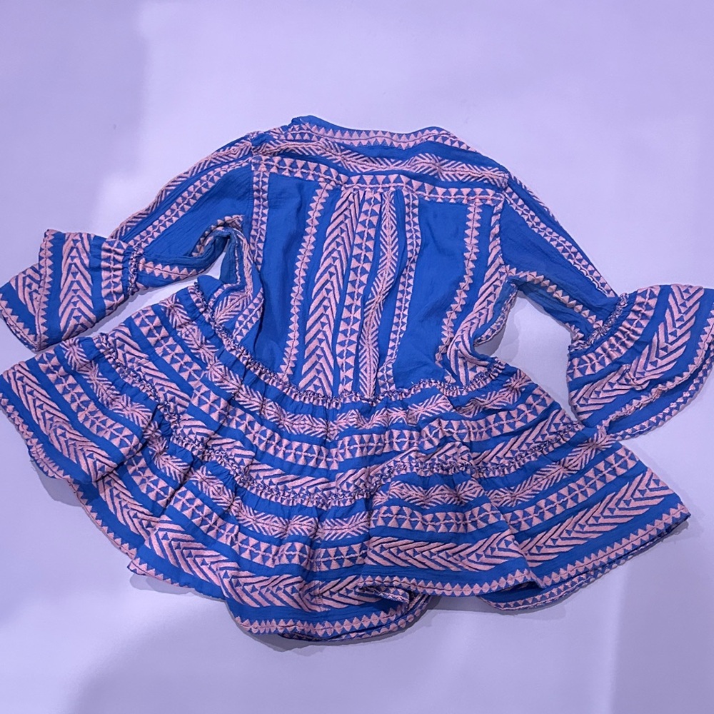 Blue and Pink Patterned Dress from anthropology - Picture 6 of 8